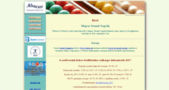 Desktop Screenshot of abacus-net.hu