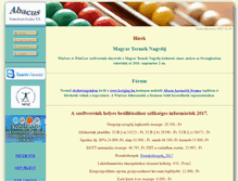 Tablet Screenshot of abacus-net.hu